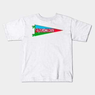 Azerbaijan Flag Pennant Kids T-Shirt